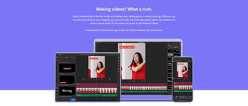 adobe rush video editor